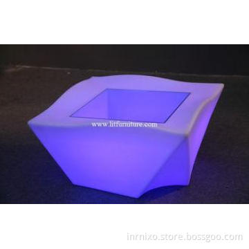 Lightweight LED tea table / LED Bar Tables for party Modern
